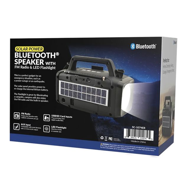 Solar BT Speaker 1